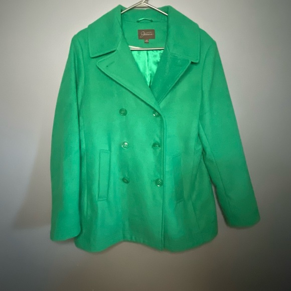 JESSICA Green Coat M - Picture 4 of 11